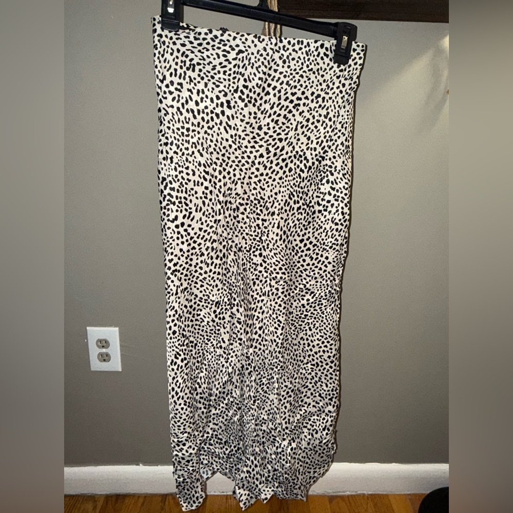 Leopard Print Maxi Skirt